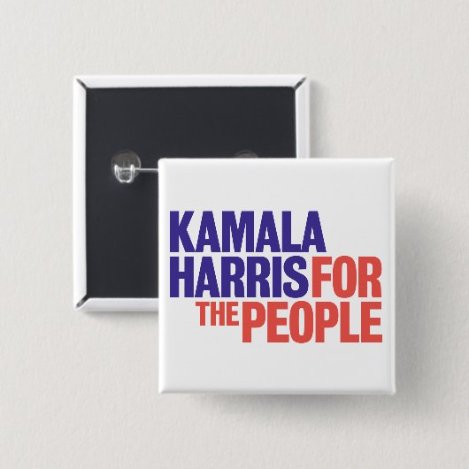Kamala Harris for President 2024ボタン 缶バッジ (正面&裏面)