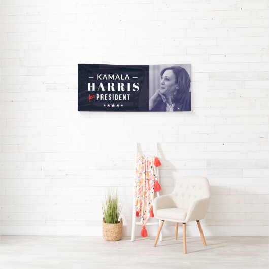 Kamala Harris for President 2024 6ft Banner Sign 横断幕 (インサイチュ)