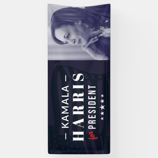 Kamala Harris for President 2024 6ft Banner Sign 横断幕 (縦)