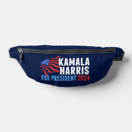 Kamala Harris for President 2024 Blue ファニーパック