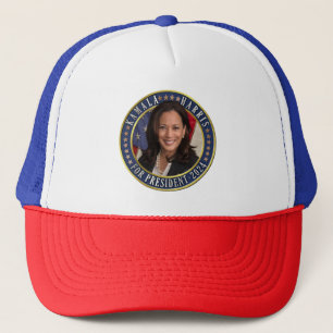 Kamala Harris for President 2024 Democrat Photo キャップ