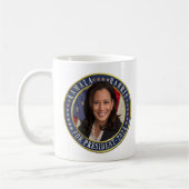 Kamala Harris for President 2024 Democrat Photo コーヒーマグカップ (左)