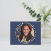 Kamala Harris for President 2024 Democrat Photo ポストカード (スタンド正面)