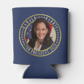 Kamala Harris for President 2024 Democrat Photo 缶クーラー (裏面)