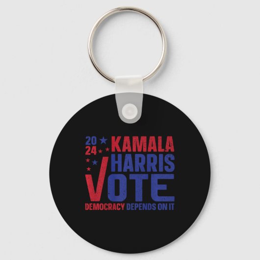 Kamala Harris For President A New Vision For Ameri キーホルダー (正面)
