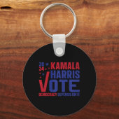 Kamala Harris For President A New Vision For Ameri キーホルダー (正面)