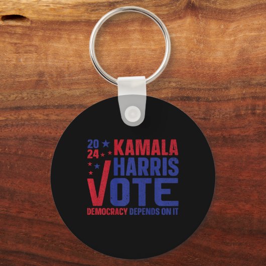 Kamala Harris For President A New Vision For Ameri キーホルダー (正面)