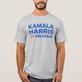 Kamala Harris for President Tシャツ (正面)