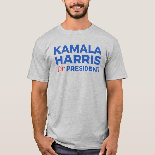 Kamala Harris for President Tシャツ (正面)