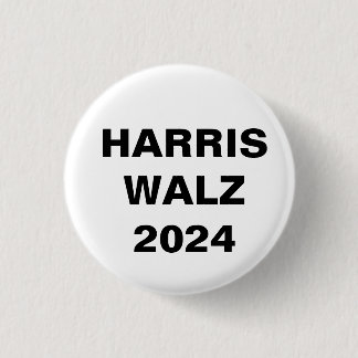 Kamala Harris for President Tim Walz VP 2024 缶バッジ