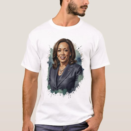 Kamala Harris for President USA Tシャツ (正面)