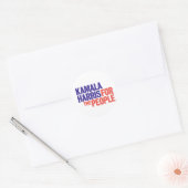 Kamala Harris for the Peopleステッカー ラウンドシール (封筒)