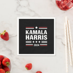 Kamala Harris for the People 2024 President スタンダードカクテルナプキン