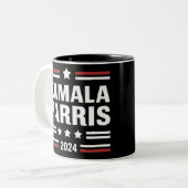 Kamala Harris for the People 2024 President ツートーンマグカップ (正面左)