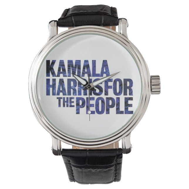 Kamala Harris for the People 2024 President 腕時計 (正面)