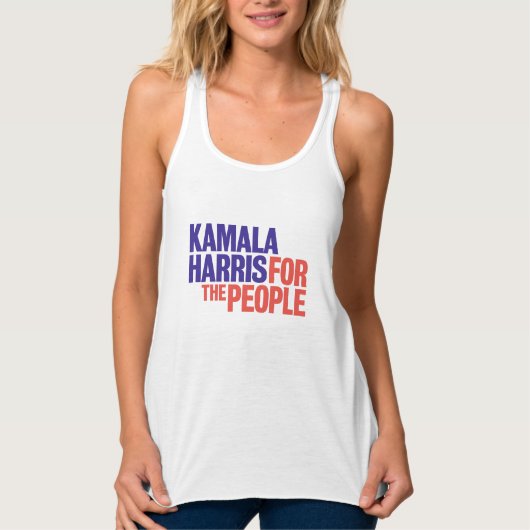 Kamala Harris for the People t-shirt tank top タンクトップ (正面)