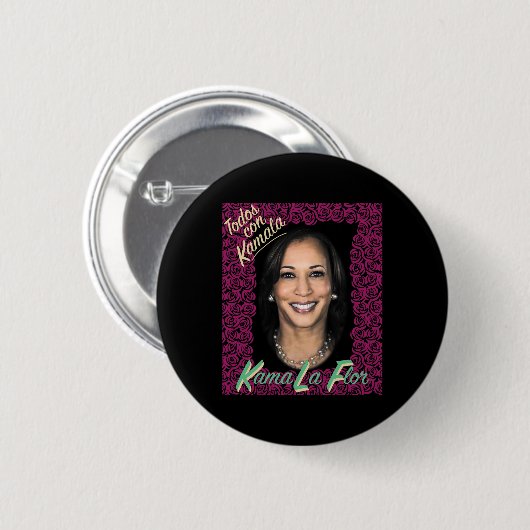 Kamala Harris Harris 2024 Kamala Harris For Pr 缶バッジ (正面&裏面)