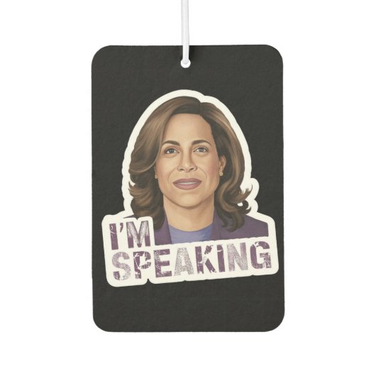 Kamala Harris I Am's話, Historic Disverts引用文 カーエアーフレッシュナー (正面)