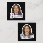 Kamala Harris I Am's話, Historic Disverts引用文 スクエア名刺 (正面/裏面)