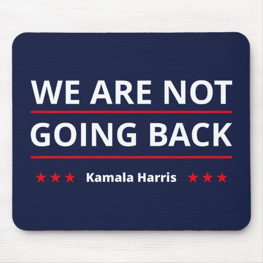 Kamala Harris - IIに戻らない マウスパッド (正面)