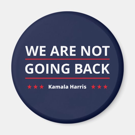 Kamala Harris - IIに戻らない マグネット (正面)