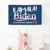 Kamala Harris, Kamala 2024 for women, アンチ – トランプ 横断幕 (インサイチュ)