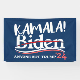 Kamala Harris, Kamala 2024 for women, アンチ – トランプ 横断幕