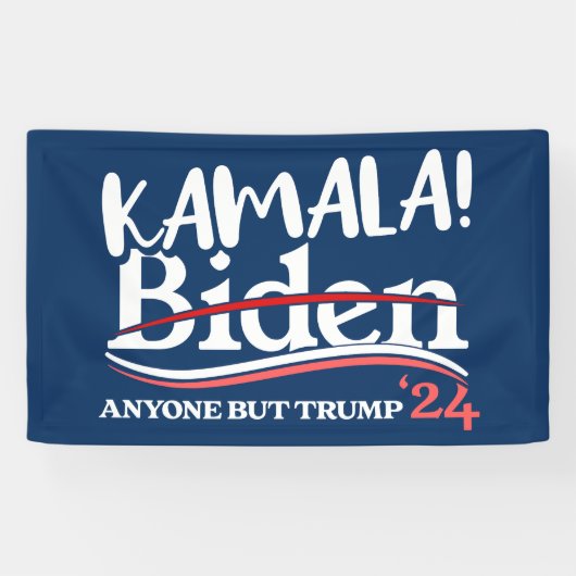Kamala Harris, Kamala 2024 for women, アンチ – トランプ 横断幕 (横)