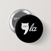 Kamala Harris Kids Girls FのCommas La Cat Ladees 缶バッジ (正面&裏面)