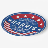 Kamala Harris Madam社長2024 ペーパープレート (アングル)