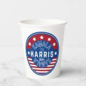 Kamala Harris Madam社長2024 紙コップ (正面)