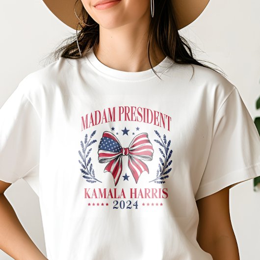 KAMALA HARRIS MADAMEアメリカ・ボウ会長 Tシャツ