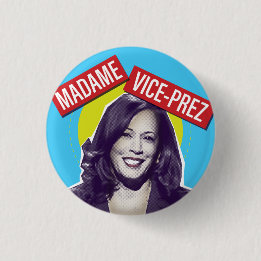 Kamala Harris / Madame副社長 缶バッジ