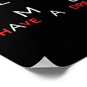 Kamala Harris Mlk Kml私は夢の選挙の予選を持っている ポスター (角)