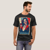 Kamala Harris president of America democrat 2024 Tシャツ (正面フル)