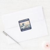 KAMALA HARRIS RIDE THE BLUE WAVE 2024 スクエアシール (封筒)