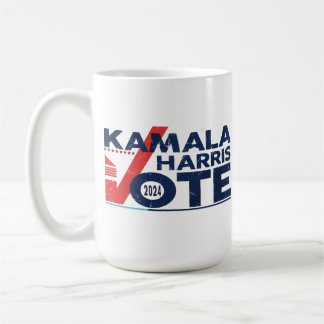 Kamala Harris T-Shirtの投票 コーヒーマグカップ