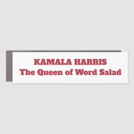Kamala Harris: The Queen of Word Salad 2024 カーマグネット