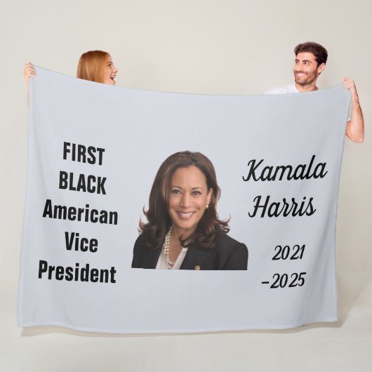 KAMALA HARRIS Throw Blanket フリースブランケット (インサイチュ)