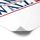 Kamala Harris Tim Walz社長ブラット・キャット・ラディー ポスター (角)