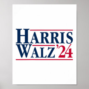 Kamala Harris Tim Walz社長ブラット・キャット・ラディー ポスター