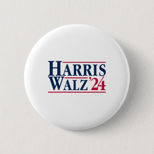 Kamala Harris Tim Walz社長ブラット・キャット・ラディー 缶バッジ (正面)
