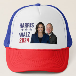 Kamala Harris Tim Walz 2024大統領副社長の写真 キャップ
