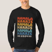 Kamala Harris Tim Walz 2024 Peace LGBT Harris Walz Tシャツ (正面)