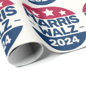 Kamala Harris Tim Walz campaign 2024大統領選挙 ラッピングペーパー (ロールコーナー)