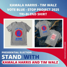 Kamala Harris Tim Walz Vote ストップ Blue  Project 202