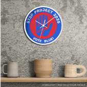 Kamala Harris Tim Walz Vote ストップ Blue Project 202 壁時計