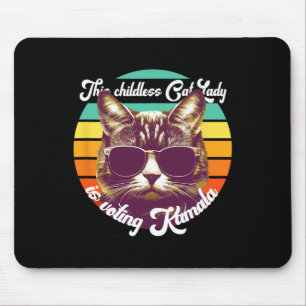 Kamala Harris Tim Wheimer Waltz - Chilless Cat La マウスパッド