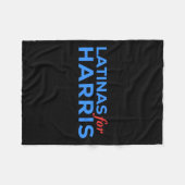 Kamala Harris Us President 2024 Usa フリースブランケット (正面(横))