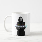 Kamala Harris USA 2024年の大統領選挙 コーヒーマグカップ (左)
